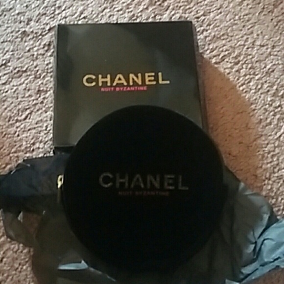 Chanel velvet pouch