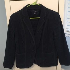 Gap Navy blue eyelet blazer