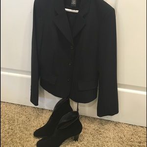 Boots and blazer