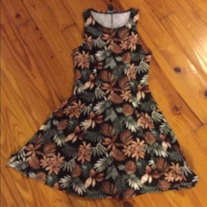 Jungle Leaf print Dress