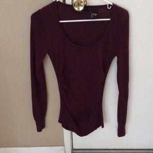 Burgundy Sweater