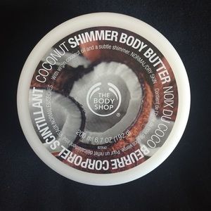 The Body Shop coconut shimmer body butter ✨