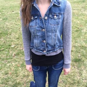 American Eagle Jean Hoodie