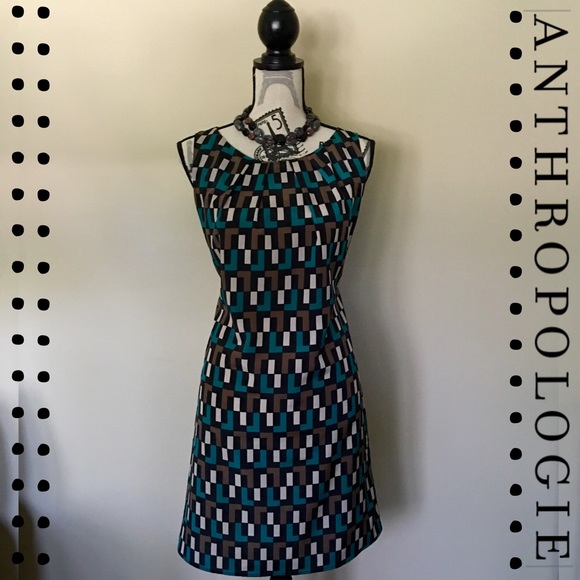 Anthropologie Dresses & Skirts - Anthropologie Geo Print Shift Dress
