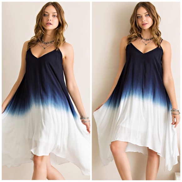 Last One Hr Sale ‼️Ombré Chiffon Tunic Dress - Picture 2 of 4