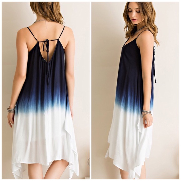 Last One Hr Sale ‼️Ombré Chiffon Tunic Dress - Picture 3 of 4