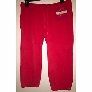 Half legged sweat pants