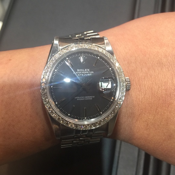 Authentic rolex date just watch