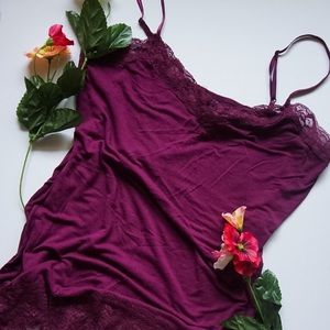 Rue 21- Purple Camisole with Lace