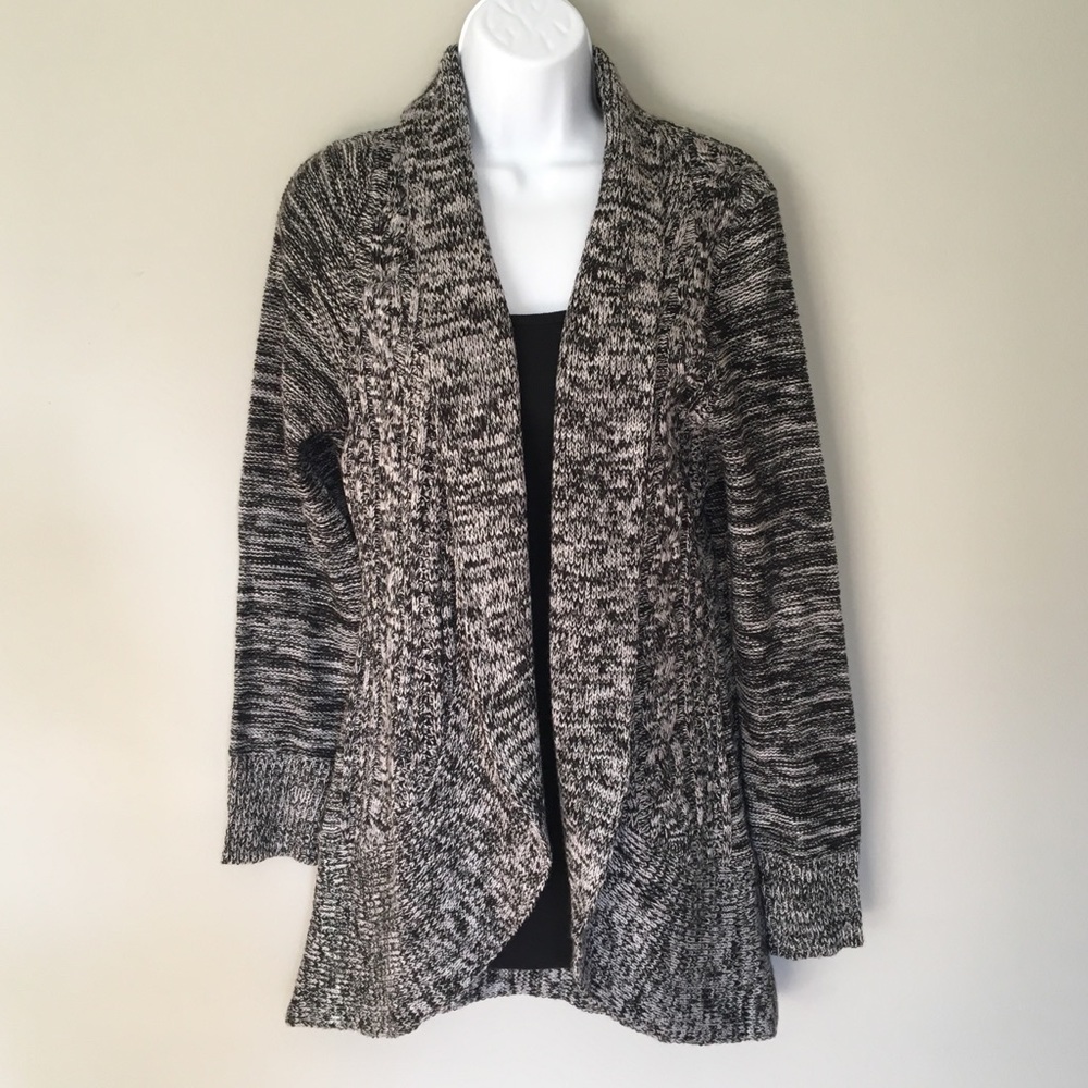 Marled open front sweater cardigan. NWOT