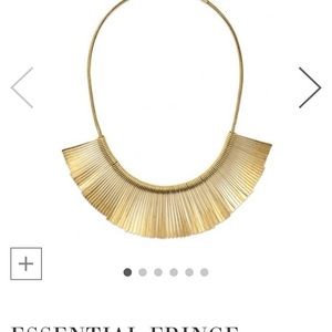 Stella and Dot essential fringe necklace - Gold