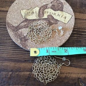 Anthropologie Jewelry - Chaotic Swirly Knot Space Circle Wire Wrap Earring Anthropologie Jewelry - Chaotic Swirly Knot Space Circle Wire Wrap Earring
