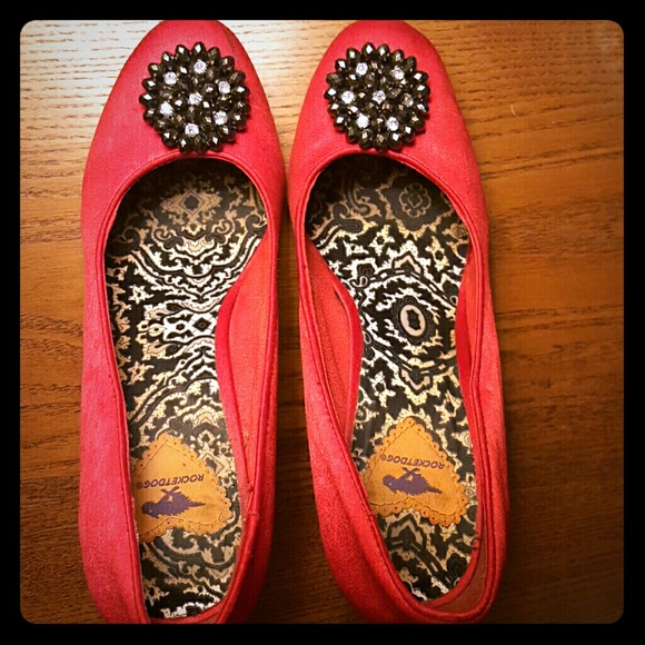 Red HIGH heels from ModCloth