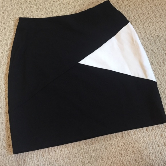 Black & White Banana Republic Skirt