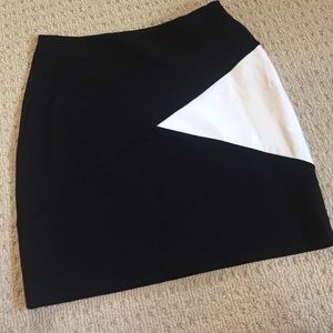 Black & White Banana Republic Skirt