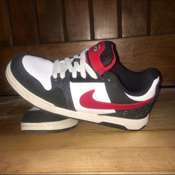 Nike 6.0 Mogan 2 Jr Red, White, Black Glitter