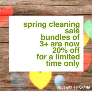 TODAY ONLY !!!! 20% OFF BUNDLES OF 3 or more !!!