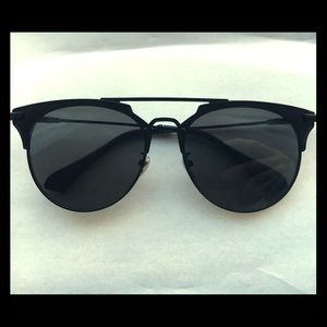 Black sunglasses. On trend and perfect for summer