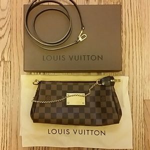 Authentic Louis Vuitton Eva Clutch