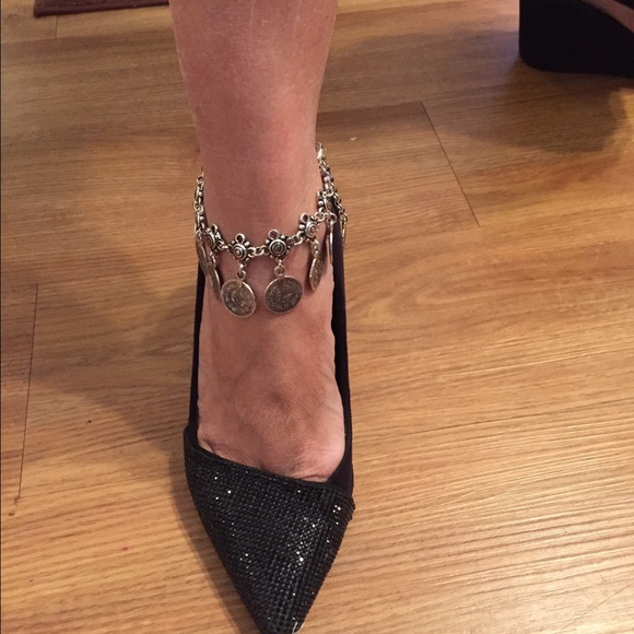 Boho coin ankle bracelet - Picture 2 of 2