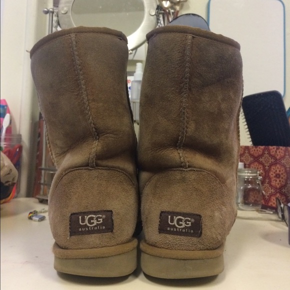 Uggs, tan mid-calf
