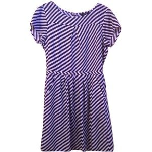 ADORABLE Navy and White Striped J.CREW Dress