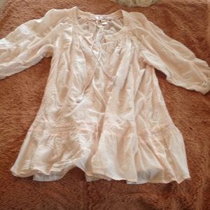 Light pink embroidered dress