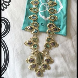 Kendra Scott Tedi Necklace in Abalone Gypsy