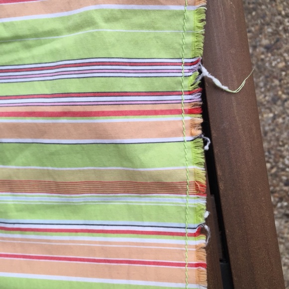 {Old Navy} Multi Color Striped Skirt With Ribbon - Picture 4 of 4