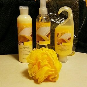 Bath gift set banana & coconut milk