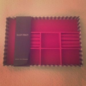 NWT Ellen Tracy Jewelry Tray Organizer