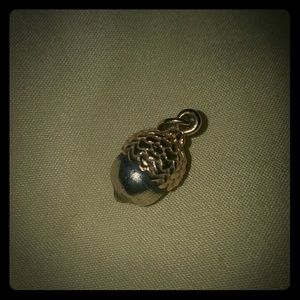 Gold and silver Acorn Charm