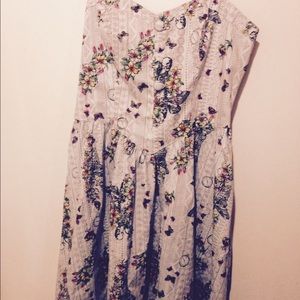 Light blue skeleton dress from Hot Topic