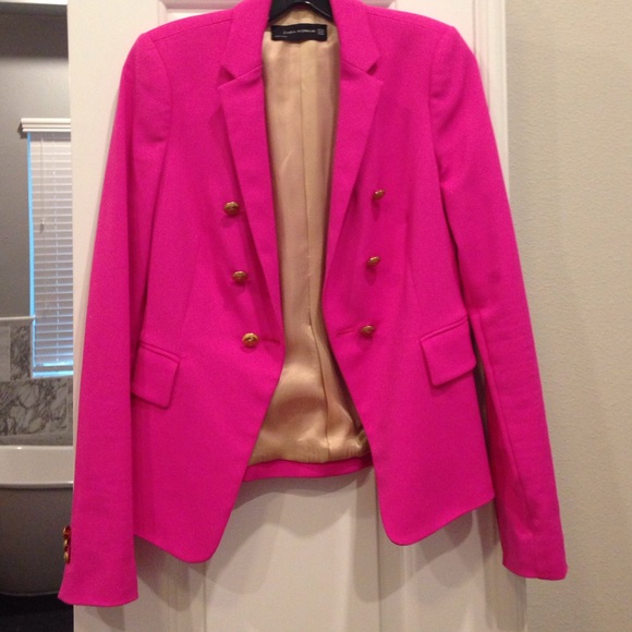 Hot pink blazer