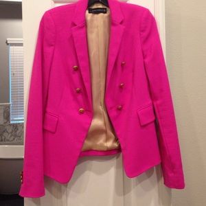 Hot pink blazer
