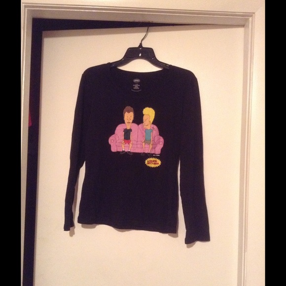 Beavis and butt head long sleeve shirt large