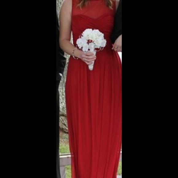 David's Bridal Apple long dress