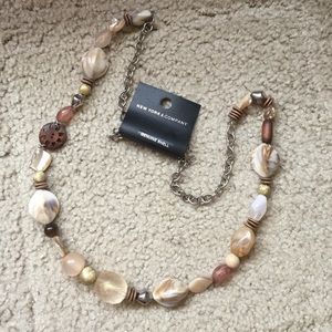 New York & Company genuine shell necklace.