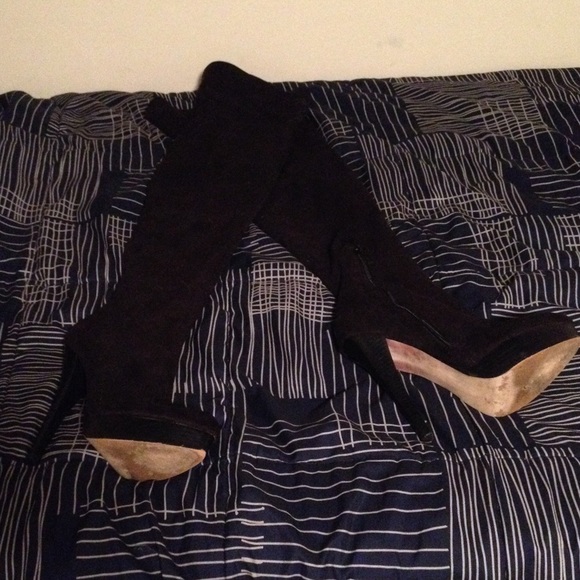 Black thigh highs