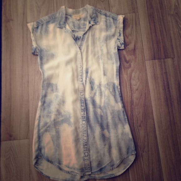 Cloth and Stone chambray tank dress