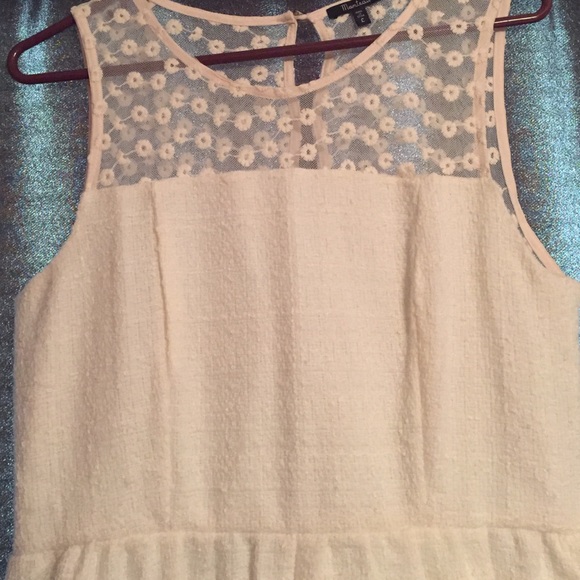 White Terry Cloth Dress - Picture 3 of 3