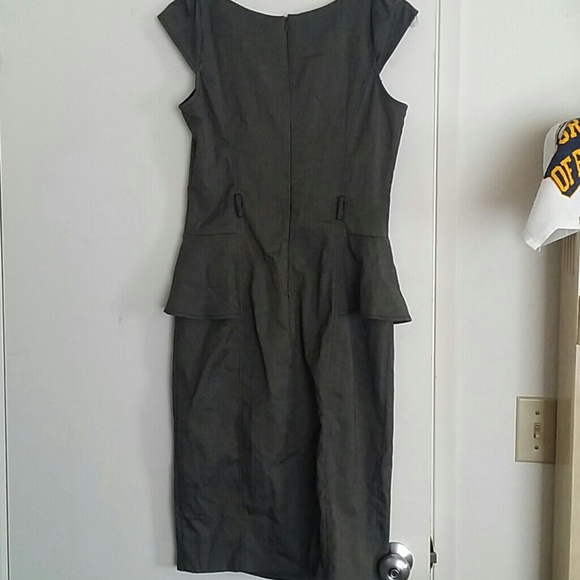 SOLD Sexy professional peplum knee length dress - Picture 3 of 3