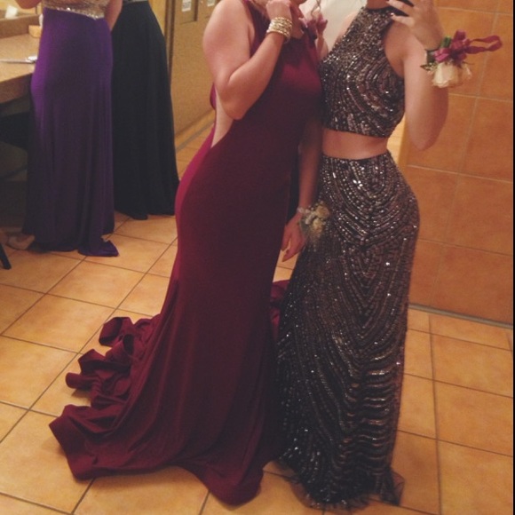 Custom made prom dress