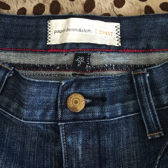 Paper Denim & Cloth Jean Skirt Sz 26 - Picture 2 of 4