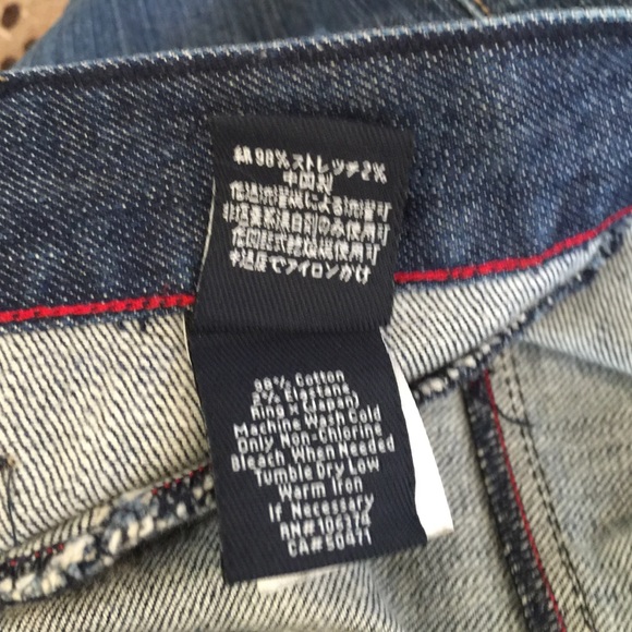 Paper Denim & Cloth Jean Skirt Sz 26 - Picture 4 of 4