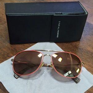 7 For All Mankind Aviator Sunglasses - Like New!!