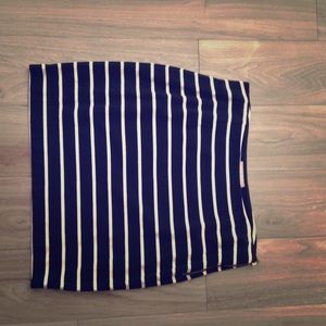 Banana Republic striped mini skirt