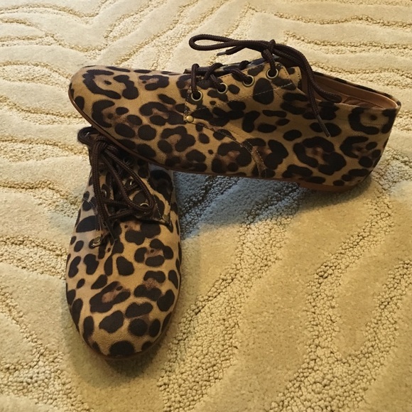 Leopard Print Loafers