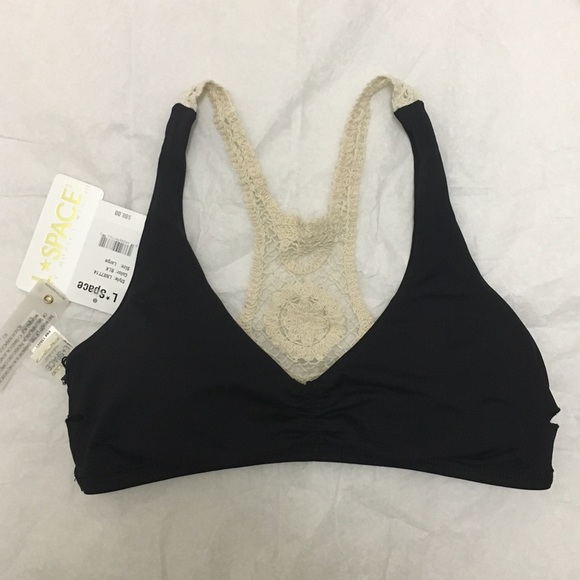 L space swim top