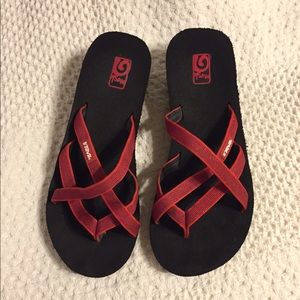 Teva Mush Mandalyn Wedge Flip Flops